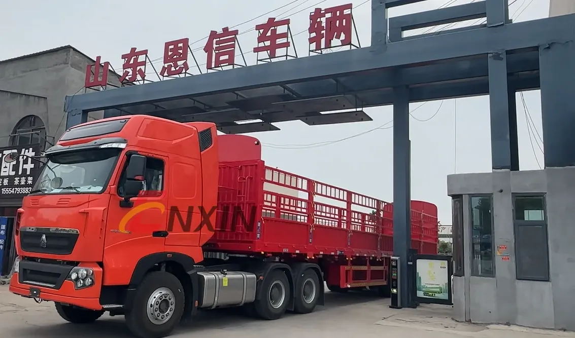 Enxin Delivery | Fence Semi Trailer Dispatched to Tanzania