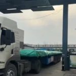 6 axle stake semi trailer dispatched to Ghana by Shandong Enxin Vehicle