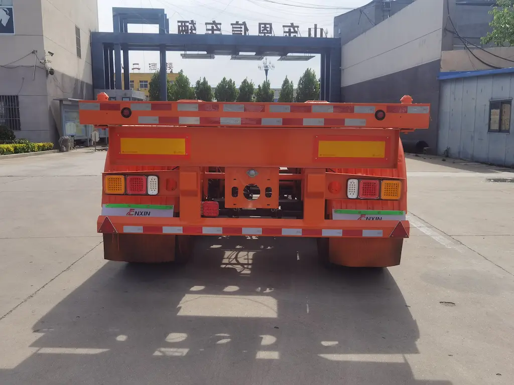 ENXIN Delivery | 3 Axle Skeleton Semi Trailers Dispatched to Tanzania