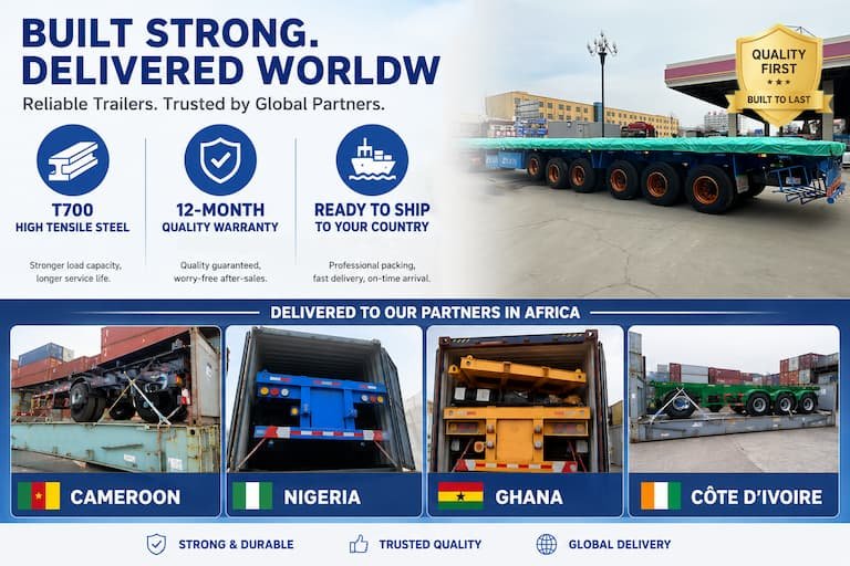 ENXIN Factory: Heavy Duty Semi Trailers to Africa